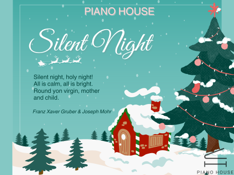 Sheet Piano Silent Night - Piano House