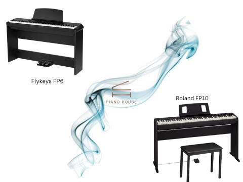 So sánh Flykeys FP6 và Roland FP10
