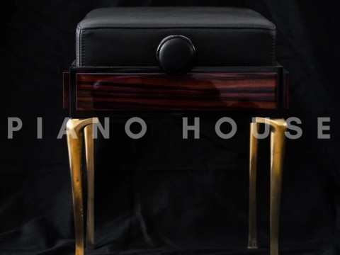 Ghế Đàn Piano Macassar Ebony | Thiết Kế Bởi Poul Henningsen | Denmark