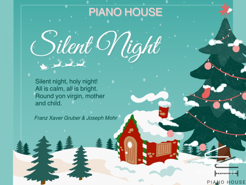 Sheet Piano Silent Night - Piano House