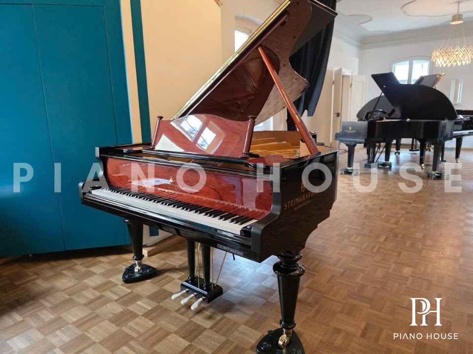 Steingraeber C-212 Chamber Concert Grand | Pommele & Black