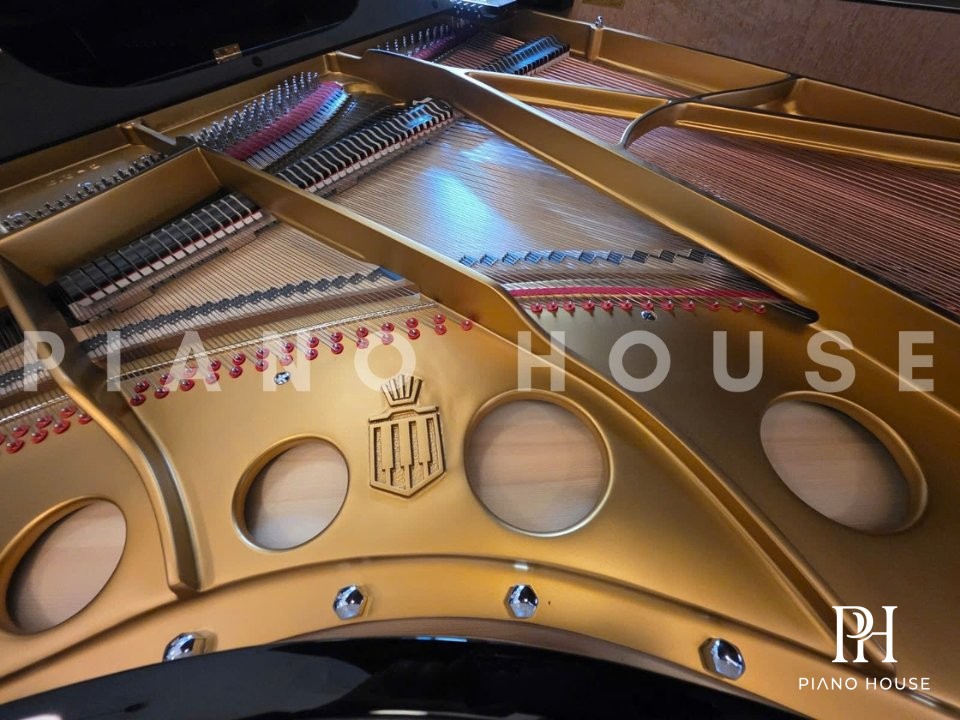 Steingraeber C-212 Chamber Concert Grand | Pommele & Black