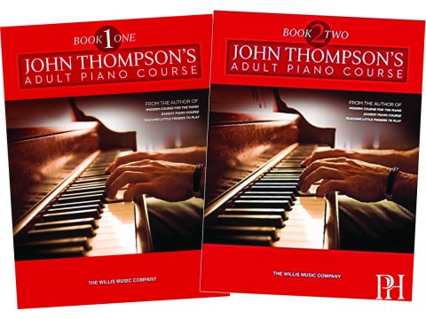 Bộ JOHN THOMPSON'S adult piano course book 1&2
