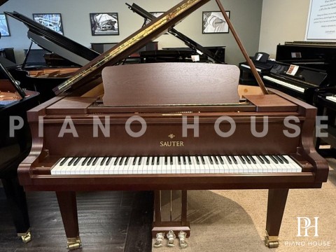 Sauter Delta 185 | Salon Grand Piano (Satin Mahogany)
