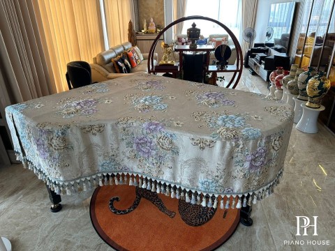 Khăn Phủ Grand Hoạ Tiết Bông Hoa