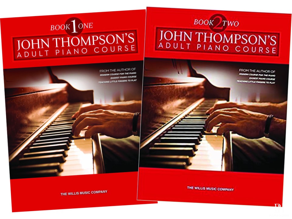 Bộ JOHN THOMPSON'S adult piano course book 1&2