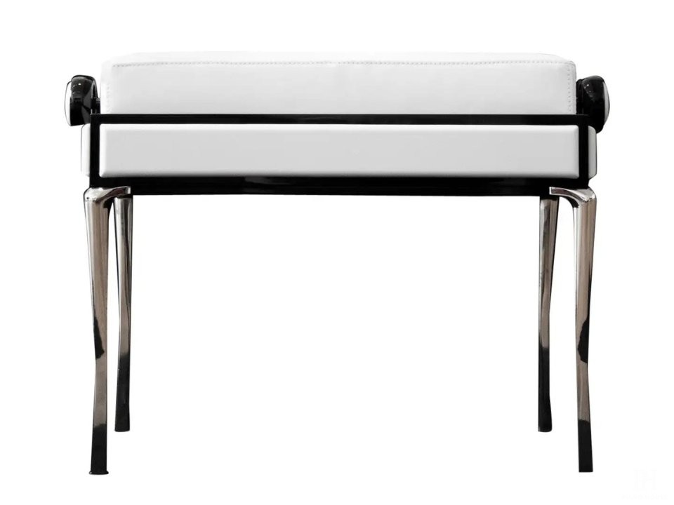 Ghế Đàn Piano White Leather | Thiết Kế Bởi Poul Henningsen | Denmark