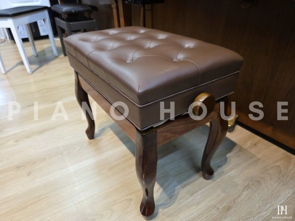 Ghế Piano Mahogany Chân Cong Cao Cấp (USED)