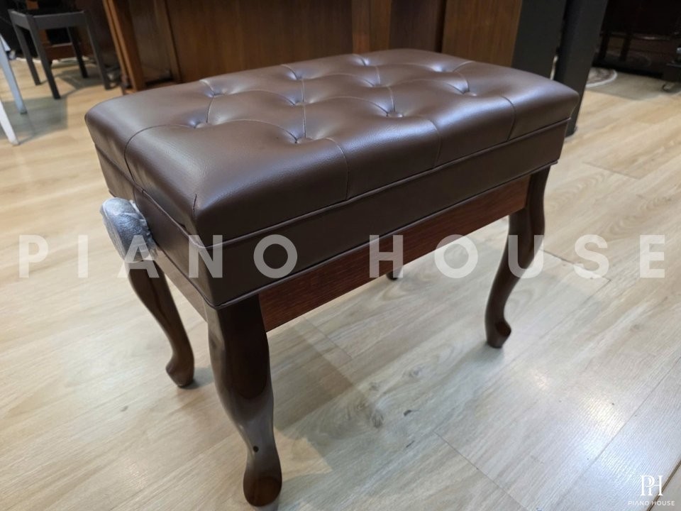 Ghế Piano Mahogany Chân Cong Cao Cấp (USED)