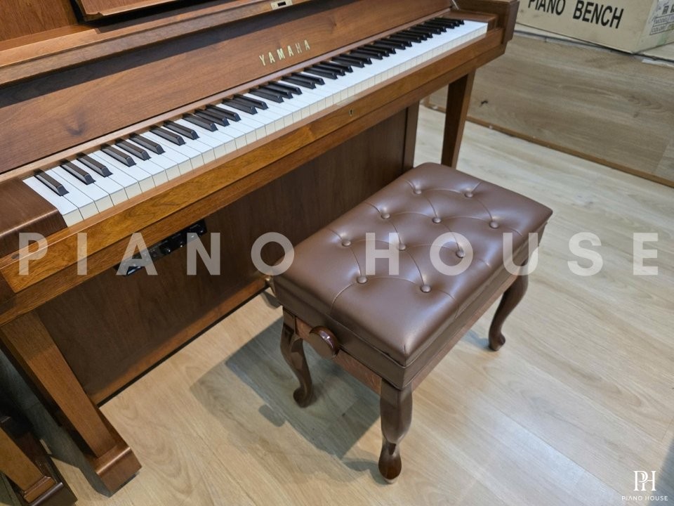 Ghế Piano Mahogany Chân Cong Cao Cấp (USED)