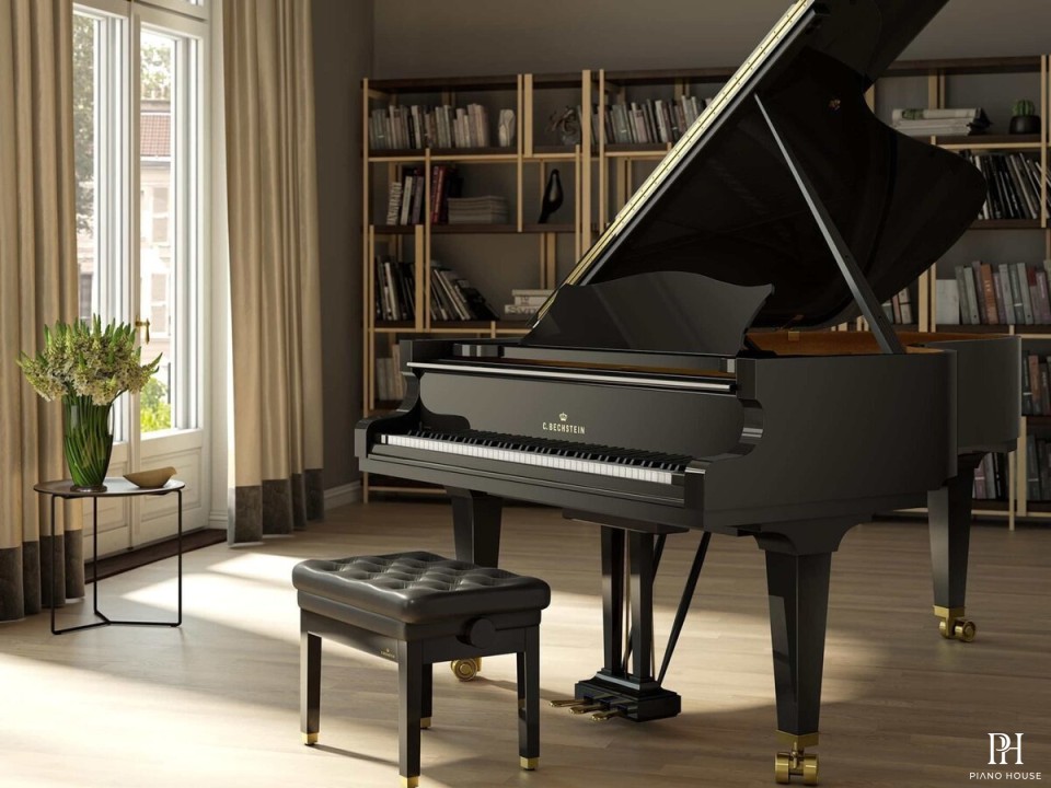 C.Bechstein Concert B212 (Black with Brass)