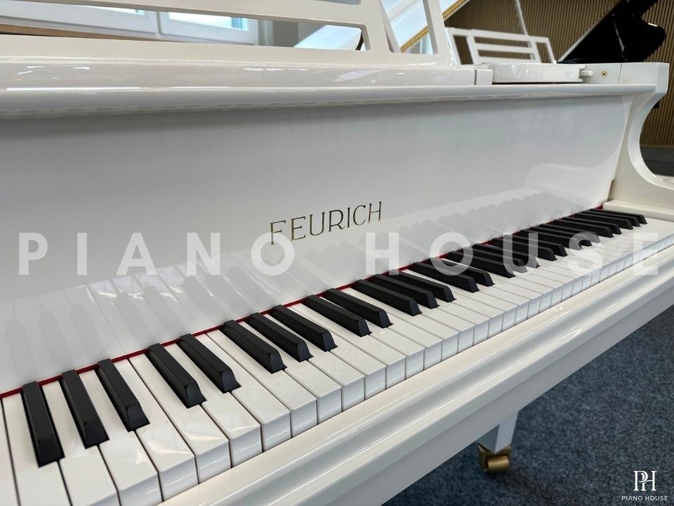 FEURICH 162 - "DYNAMIC I" (White Polish & Brass)