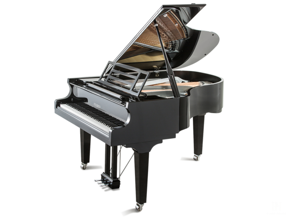 FEURICH 179 - "DYNAMIC II" (White Polish & Brass)