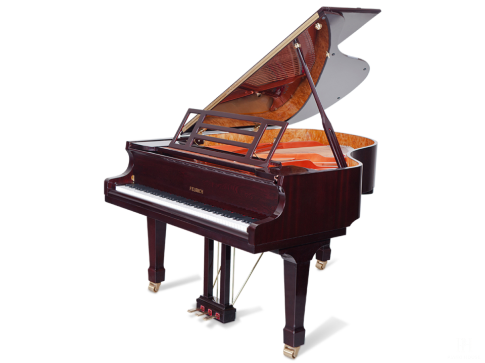 FEURICH 179 - "DYNAMIC II" (White Polish & Brass)