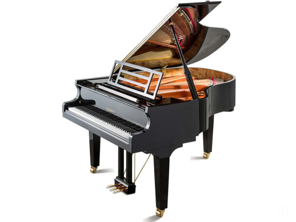 FEURICH 179 - "DYNAMIC II" (White Polish & Brass)