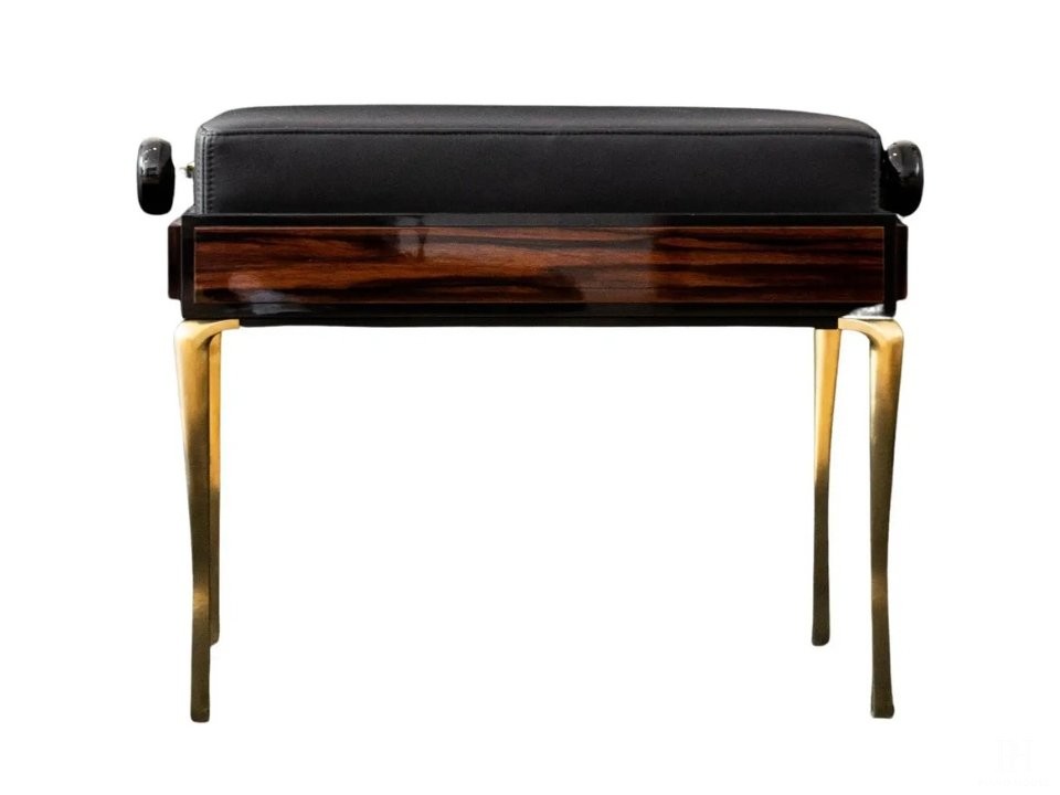 Ghế Đàn Piano Macassar Ebony | Thiết Kế Bởi Poul Henningsen | Denmark