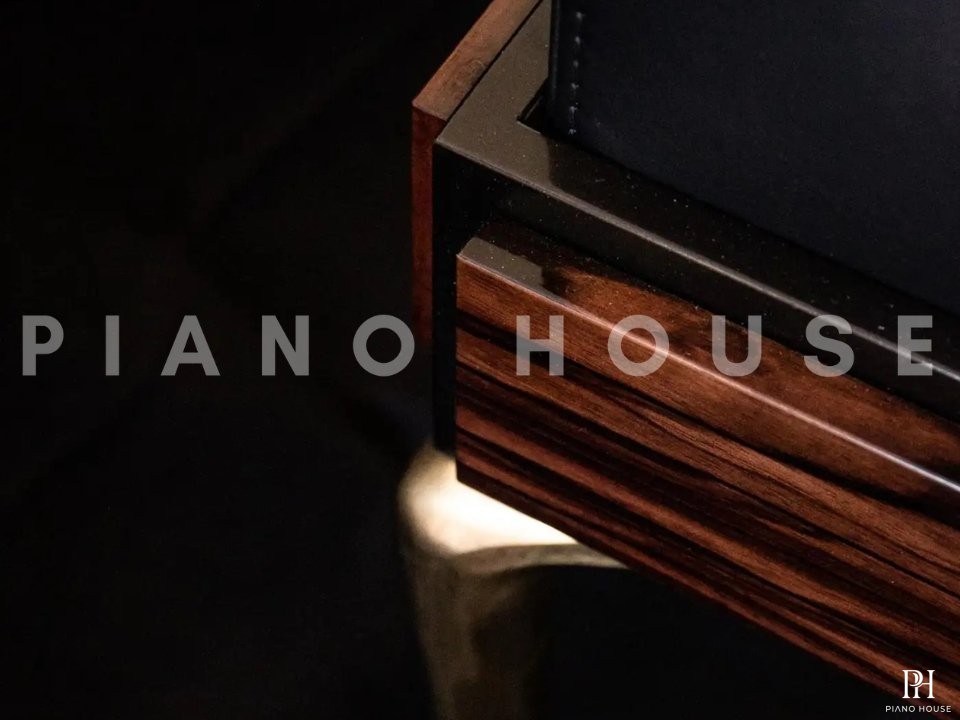 Ghế Đàn Piano Macassar Ebony | Thiết Kế Bởi Poul Henningsen | Denmark