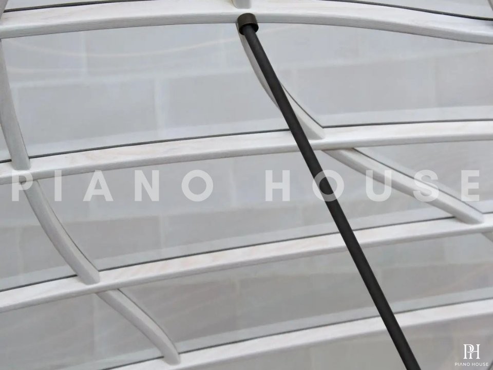 PH Grand Piano: PH170 Curated | Mineral Leather | White Oak and Burned Brass