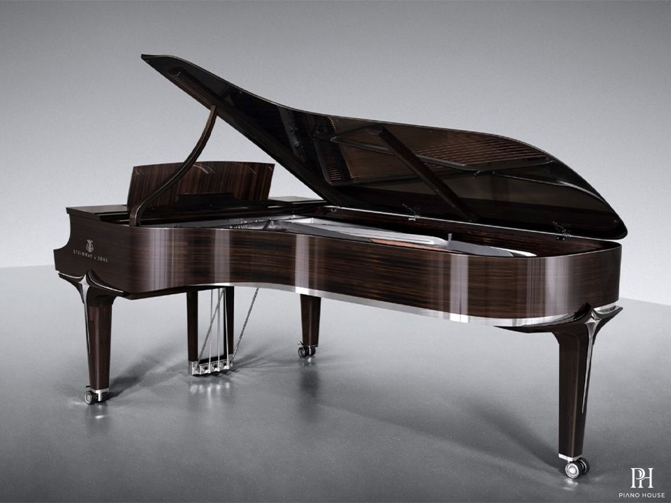 Steinway & Sons Black Dimond model D