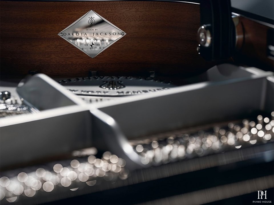 Steinway & Sons Black Dimond model D