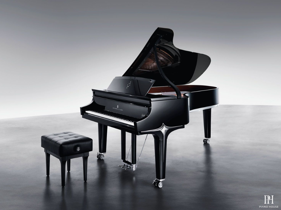 Steinway & Sons Black Dimond model B