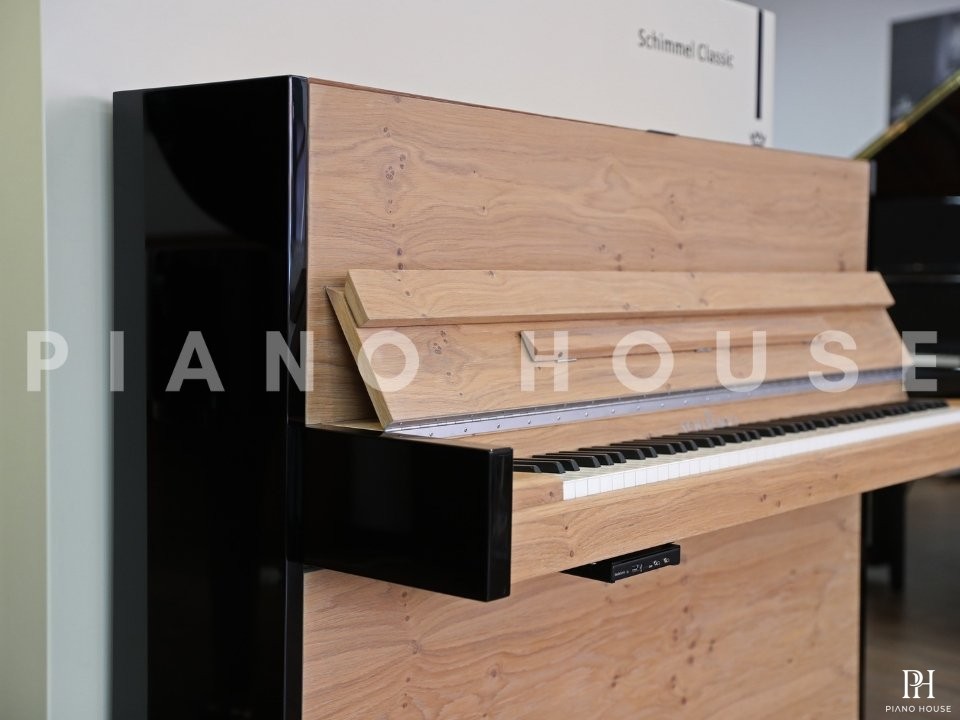 Schimmel Classic C116 Modern (Brushed oak and black polished wood)