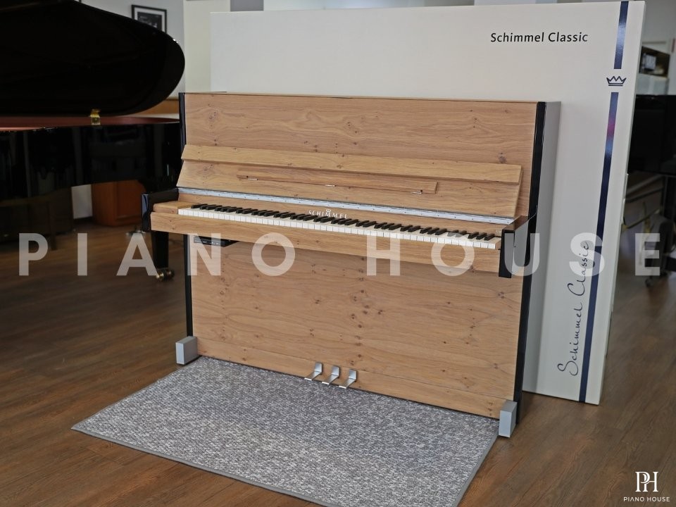 Schimmel Classic C116 Modern (Brushed oak and black polished wood)