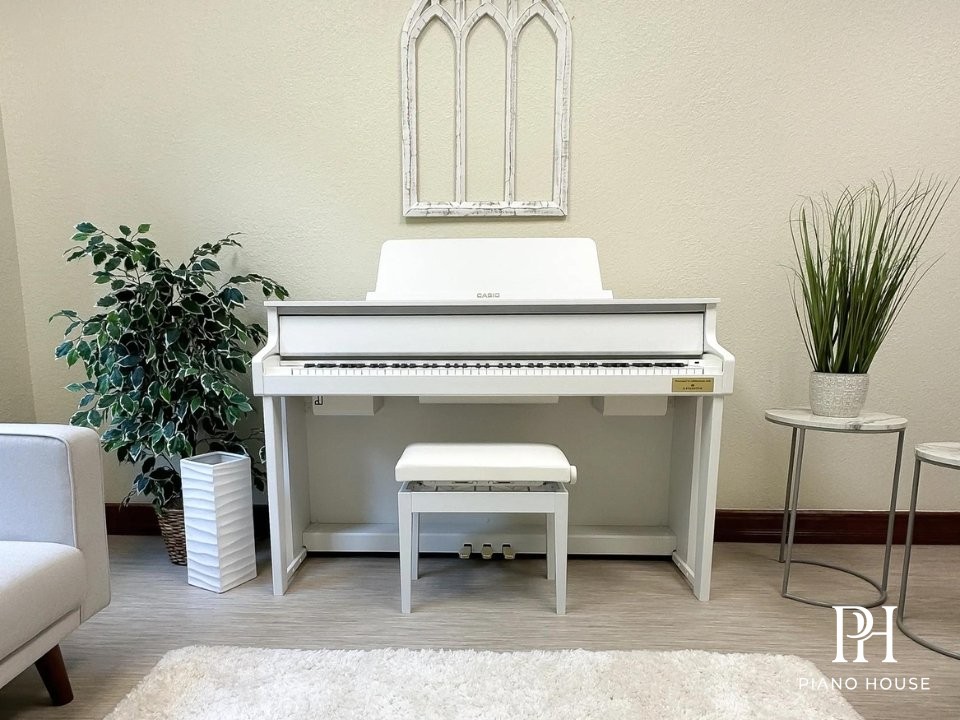 Casio Celviano GP-310 White Silk Finish Front