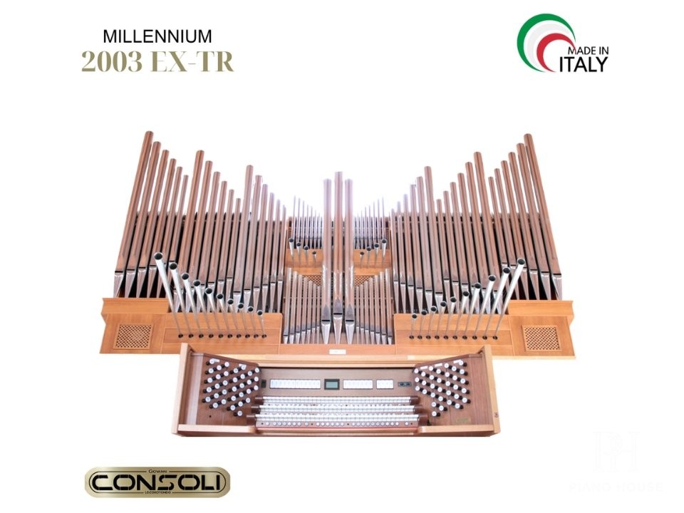Consoli Pipe Organs Handcrafted Metallic Pipes Structure
