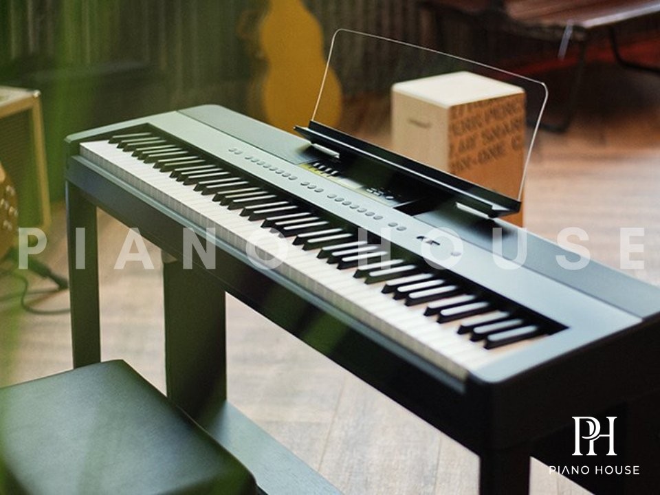 Kawai ES520 Portable Piano with Wooden Stand Assembly