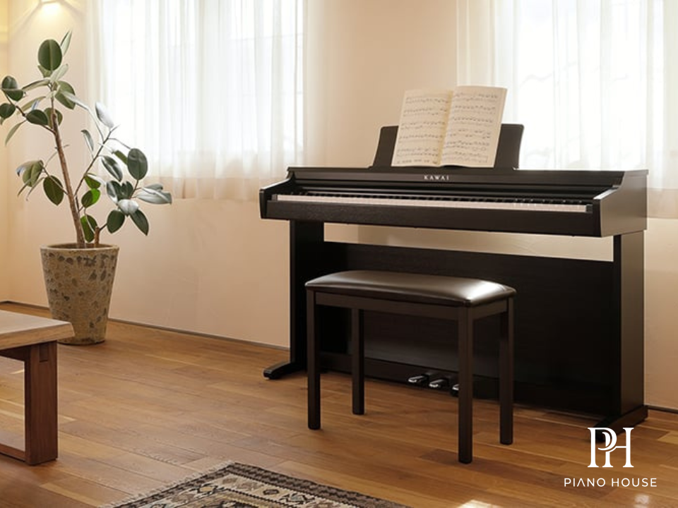 Kawai KDP120 Full View Traditional Cabinet Style