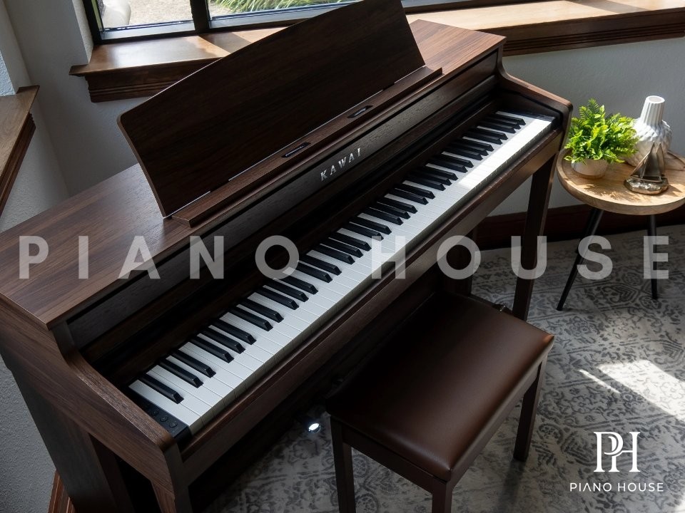 Kawai CA401 Mocha Walnut Finish Modern Design