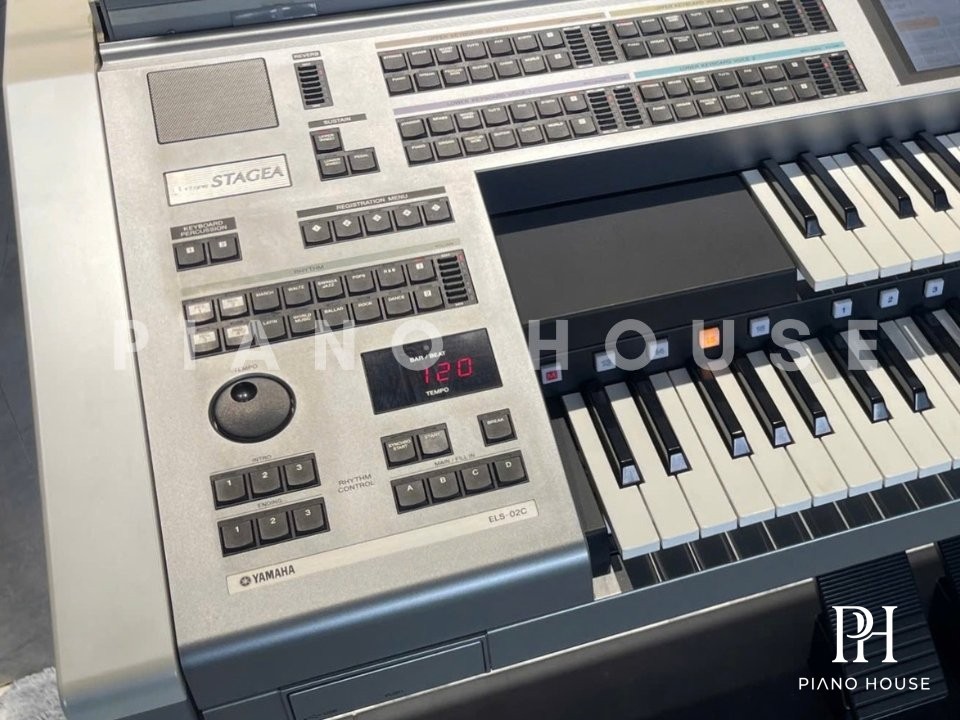 Yamaha Electone STAGEA ELS-02C Expression Foot Pedals Grid