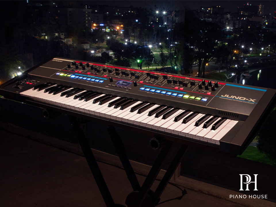Roland JUNO-X Complete Stage Workstation Keyboard View