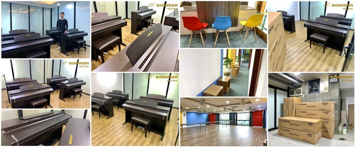 Bowman Digital Piano Collage