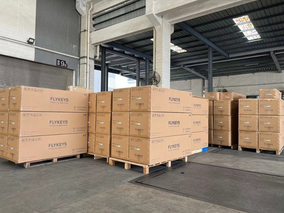Flykeys Digital Piano Warehouse Khui Thùng Thực Tế 5