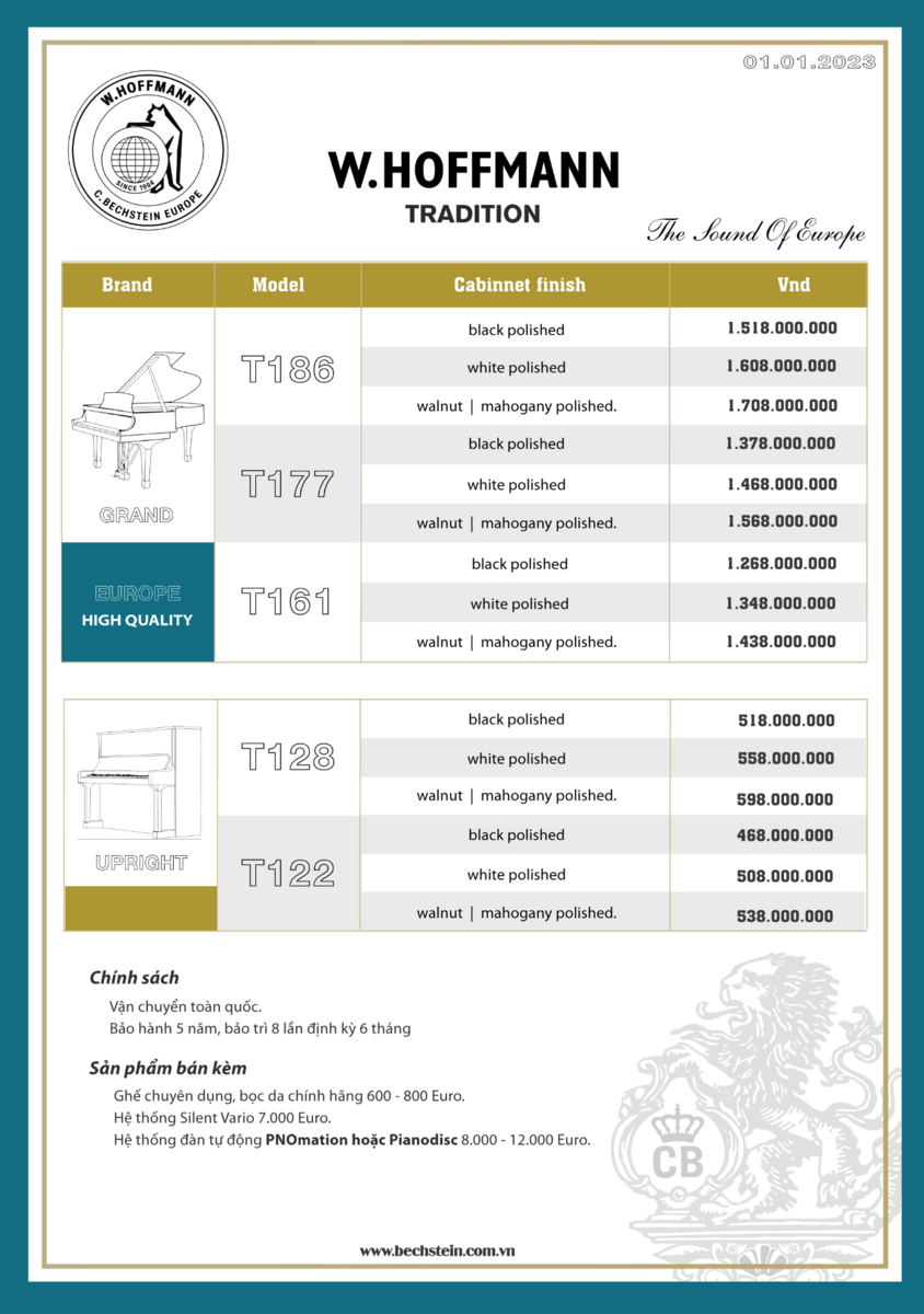W.Hoffmann Pricing Info 2