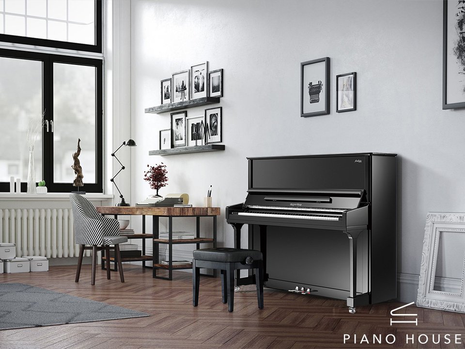 Kayserburg Upright Piano View