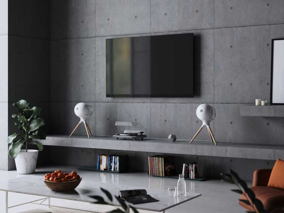 Devialet Treepod White Setup Angle