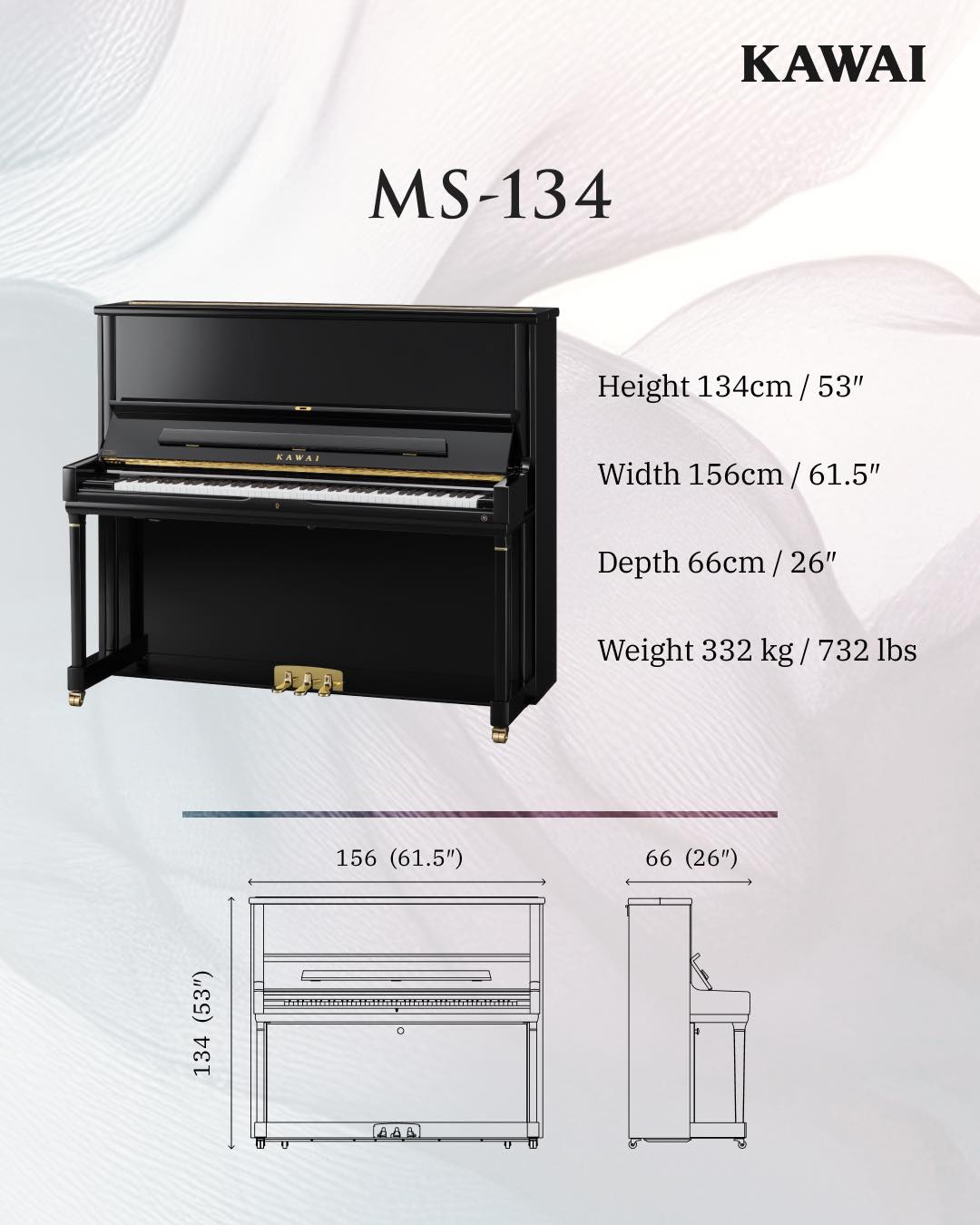 Kawai MS-134 Showroom