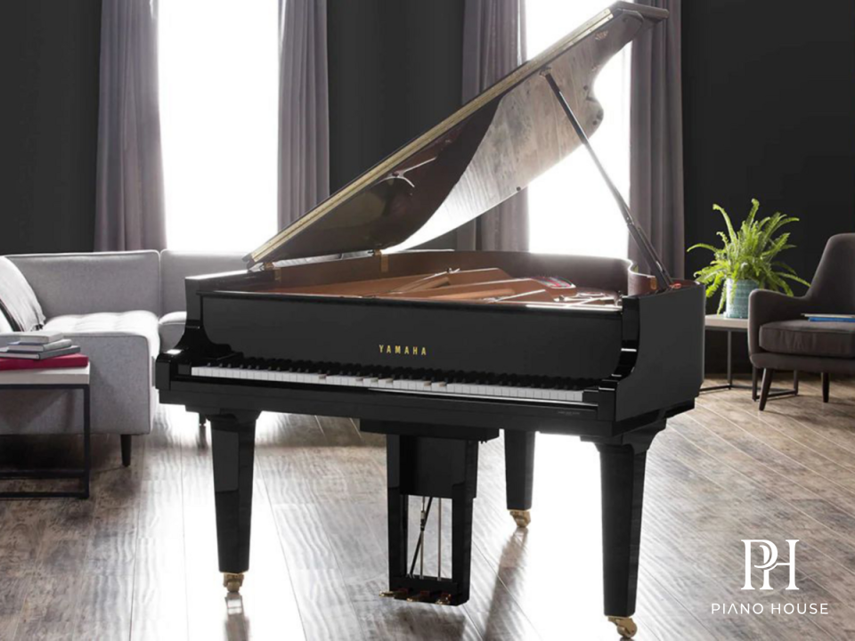 Yamaha DGB1K Hybrid Grand Piano Elegant Profile Layout