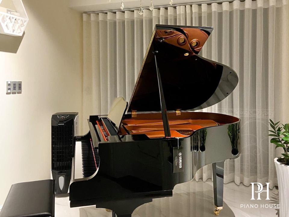 Yamaha GC1 Keyboard Action Front Detail