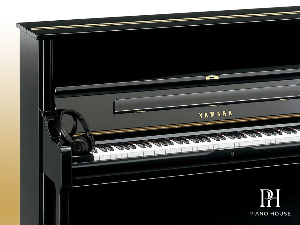 Yamaha DU1 Disklavier Polished Ebony Control Block Detail
