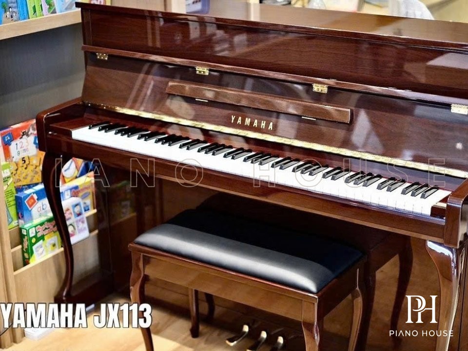 Yamaha JX113CP Console Elegant Finish Side View