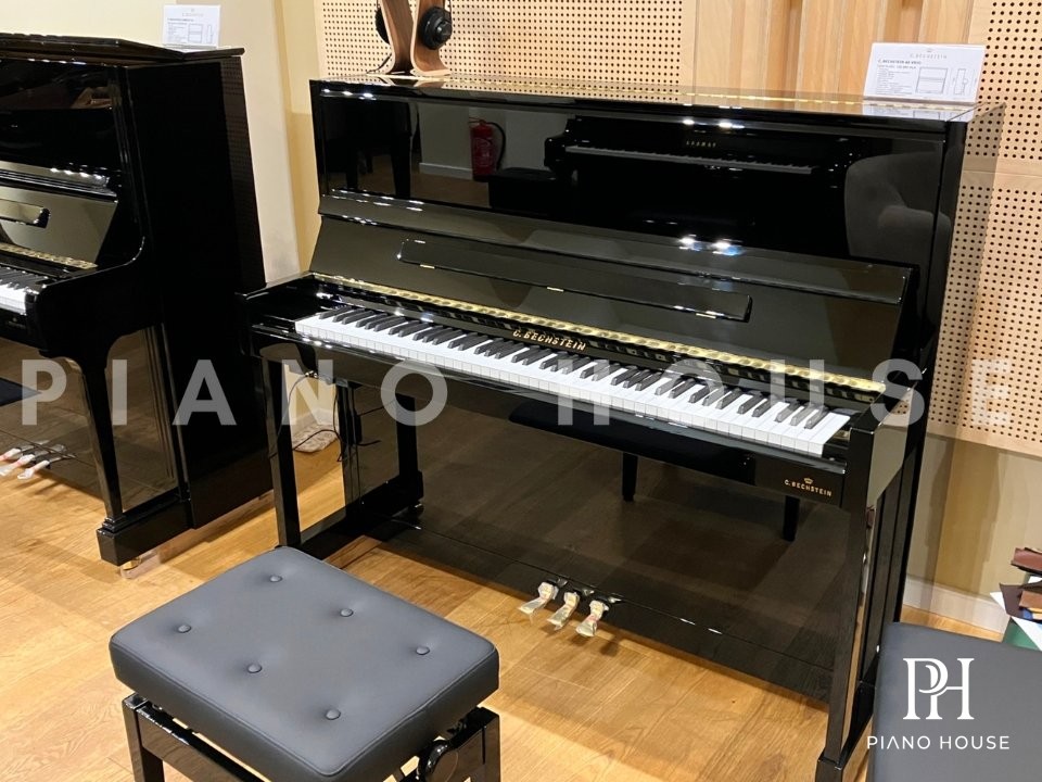 C. Bechstein Academy A6 Traditional Ebony Console Frame
