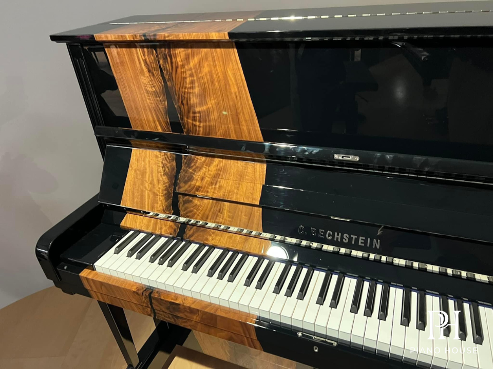 C. Bechstein Concert C8 Premium White Ivory Key bed Layout Flat Display