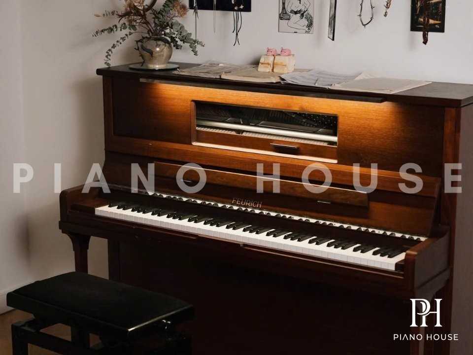 Feurich 123 Vienna Wood Essence Natural Acoustic Piano