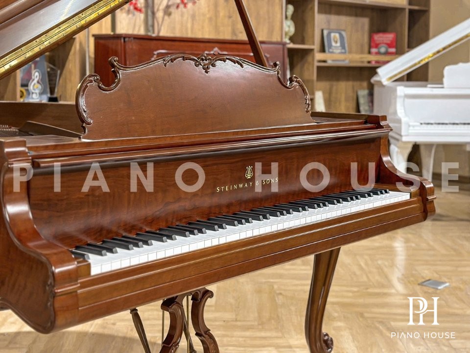 Steinway Louis XV Open Top Soundboard View