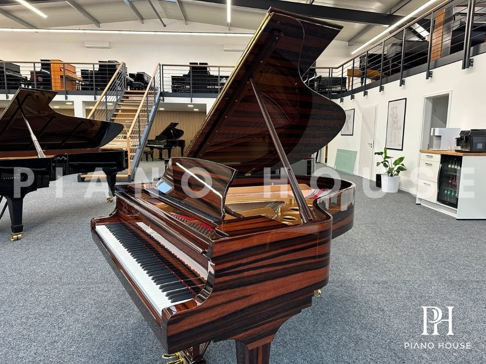 Steinway Model O-180 Macassar Soundboard and German Steel Strings