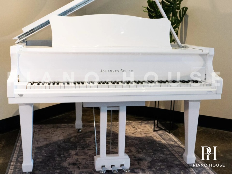 Johannes Seiler Grand Piano Internal Frame Cast Iron and Strings